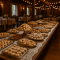Homemade cookies displayed on a traditional Pittsburgh wedding cookie table